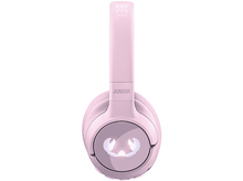 Charger l&#39;image dans la galerie, Casque JBL Junior rose. Les oreillettes ont un logo. Le bandeau est rose.

