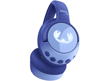 Charger l&#39;image dans la galerie, Casque bleu et violet avec un motif de crabe.
