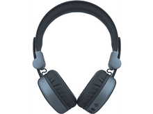 Charger l&#39;image dans la galerie, Casque circum-auriculaire gris et bleu sur fond blanc.
