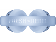 Charger l&#39;image dans la galerie, Paire d&#39;embouts d&#39;écouteurs bleus avec texte &#39;FRESH &#39;N REBEL&#39; sur fond blanc.
