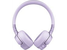 Charger l&#39;image dans la galerie, Casque violet, vue de face, commandes visibles.
