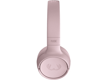 Charger l&#39;image dans la galerie, Casque rose, texte FUSE sur l&#39;arceau, posé sur une surface blanche.
