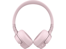 Charger l&#39;image dans la galerie, Casque rose, vue de dessus, avec écouteurs et arceau visibles, fond blanc.
