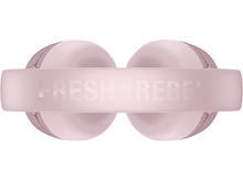 Charger l&#39;image dans la galerie, Écouteurs sans fil roses, avec &#39;FRESH &#39;n REBEL&#39; sur le bandeau.
