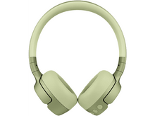 Charger l&#39;image dans la galerie, Gros plan sur un casque circum-auriculaire vert clair, isolé sur fond blanc.
