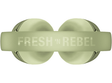 Charger l&#39;image dans la galerie, Deux écouteurs vert clair reliés par une bande vert clair avec le texte &#39;FRESH &#39;N REBEL&#39;.
