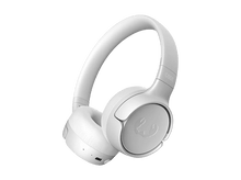 Charger l&#39;image dans la galerie, Casque blanc sur fond noir. La marque indique CODE.
