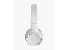 Charger l&#39;image dans la galerie, Casque blanc au design arrondi, avec le mot &#39;FUSE&#39; et un logo.
