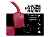 FRESH N REBEL Code Fuse - Casque audio sans fil On Ear - Rouge