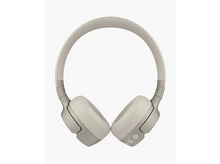 Charger l&#39;image dans la galerie, Casque circum-auriculaire, couleur gris clair. Design simple avec écouteurs et bandeau.
