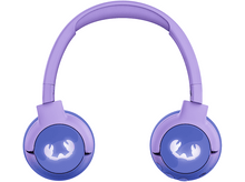 Charger l&#39;image dans la galerie, Casque violet, vue de dessus sur fond blanc.
