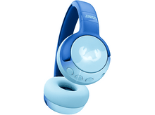 Charger l&#39;image dans la galerie, Casque bleu et bleu clair. L&#39;arceau et les écouteurs sont de teintes différentes.
