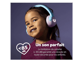 FRESH N REBEL Code Junior On-ear Casque sans fil pour enfants Bleu