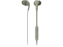 Charger l&#39;image dans la galerie, Deux écouteurs filaires gris avec un panneau de contrôle sur le fil.
