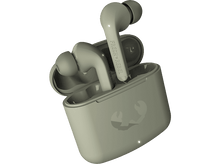 Charger l'image dans la galerie, Écouteurs Fresh 'n Rebel vert olive dans un étui de chargement. L'étui est ouvert.
