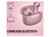 FRESH N REBEL Écouteurs sans fil Twins Ace Pastel Pink (3TW3200PP) Oreillettes sans fil Rose