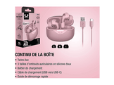 FRESH N REBEL Écouteurs sans fil Twins Ace Pastel Pink (3TW3200PP) Oreillettes sans fil Rose