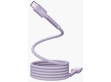 Charger l&#39;image dans la galerie, FRESH N REBEL FlexWave Câble USB-A vers USB-C en silicone tressé Dreamy Lilac
