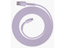Charger l&#39;image dans la galerie, FRESH N REBEL FlexWave Câble USB-A vers USB-C en silicone tressé Dreamy Lilac
