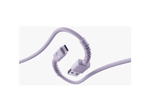 Charger l&#39;image dans la galerie, FRESH N REBEL FlexWave Câble USB-A vers USB-C en silicone tressé Dreamy Lilac
