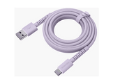 FRESH N REBEL FlexWave Câble USB-A vers USB-C en silicone tressé Dreamy Lilac