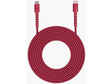 FRESH N REBEL FlexWave Silicone Braided 100W Câble USB-C 2 m Berry Red