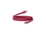 FRESH N REBEL FlexWave Silicone Braided 100W Câble USB-C 2 m Berry Red