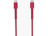 FRESH N REBEL FlexWave Silicone Braided 100W Câble USB-C 2 m Berry Red