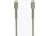 FRESH N REBEL FlexWave Silicone Braided 100W Câble USB-C 2 m Dried Green