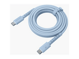 FRESH N REBEL FlexWave Silicone Braided 100W Câble USB-C 2 m Vivid Blue
