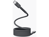 FRESH N REBEL FlexWave Silicone Braided 60W Câble USB-C 70 cm Storm Grey