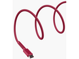 FRESH N REBEL FlexWave Silicone Braided Câble USB-A vers Câble USB-C 2 m Berry Red