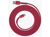 FRESH N REBEL FlexWave Silicone Braided Câble USB-A vers Câble USB-C 2 m Berry Red