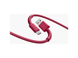 FRESH N REBEL FlexWave Silicone Braided Câble USB-A vers Câble USB-C 2 m Berry Red