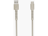 FRESH N REBEL FlexWave Silicone Braided Câble USB-A vers Câble USB-C 2 m Silky Sand