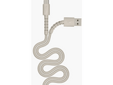 FRESH N REBEL FlexWave Silicone Braided Câble USB-A vers Câble USB-C 2 m Silky Sand