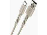 FRESH N REBEL FlexWave Silicone Braided Câble USB-A vers Câble USB-C 2 m Silky Sand
