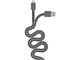 FRESH N REBEL FlexWave Silicone Braided Câble USB-A vers Lightning 2 m Storm Grey