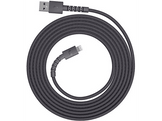 FRESH N REBEL FlexWave Silicone Braided Câble USB-A vers Lightning 2 m Storm Grey