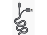 FRESH N REBEL FlexWave Silicone Braided Câble USB-A vers Lightning 70 cm Storm Grey
