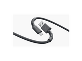 FRESH N REBEL FlexWave Silicone Braided Câble USB-A vers Lightning 70 cm Storm Grey