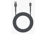 FRESH N REBEL FlexWave Silicone Braided Câble USB-A vers Lightning 70 cm Storm Grey