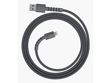 FRESH N REBEL FlexWave Silicone Braided Câble USB-A vers Lightning 70 cm Storm Grey