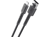 FRESH N REBEL FlexWave Silicone Braided Câble USB-C vers Lightning 70 cm Storm Grey
