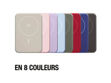 FRESH N REBEL Magnet Wireless Powerbank 10000 mAh Qi2 15W - Dreamy Lilac