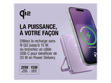 FRESH N REBEL Magnet Wireless Powerbank 10000 mAh Qi2 15W - Dreamy Lilac