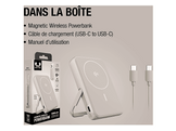 FRESH N REBEL Magnet Wireless Powerbank 10000 mAh Qi2 15W - Silky Sand