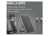 FRESH N REBEL Magnet Wireless Powerbank 10000 mAh Qi2 15W - Storm Grey