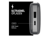 FRESH N REBEL Powerbank 10.000 mAh 20W PD USB-C Gris (2PBP10000SG)