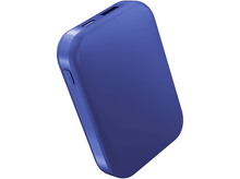 Charger l'image dans la galerie, Batterie externe bleue sur fond blanc.
